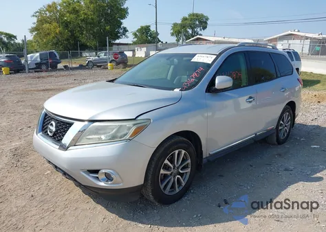 2013 Nissan Pathfinder Sl из США, поврежденный, VIN 5N1AR2MN9DC683862